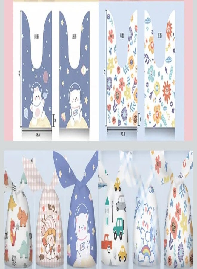 VRB Dec أكياس هدايا VRB Dec 50 قطعة - أكياس بوتلي، أكياس هدايا لأعياد ميلاد الأطفال - أكياس تغليف الهدايا - أكياس هدايا لتوزيع الهدايا - أكياس هدايا - أكياس هدايا لتوزيع الهدايا - أكياس هدايا لتوزيع الهدايا (50 قطعة بوتلي بتصميم ديناصورات متنوعة) - Image 3